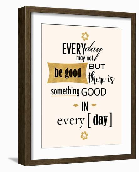 Good in Everyday-Anna Quach-Framed Art Print
