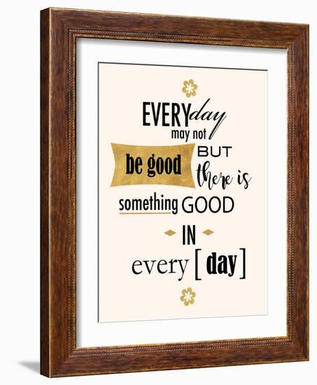 Good in Everyday-Anna Quach-Framed Art Print