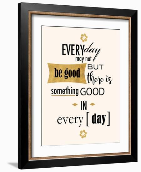 Good in Everyday-Anna Quach-Framed Art Print