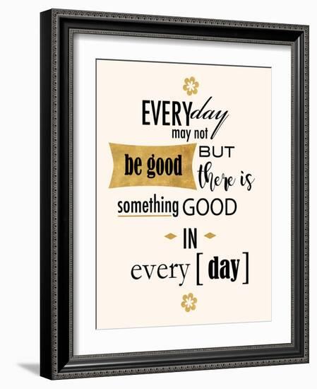 Good in Everyday-Anna Quach-Framed Art Print