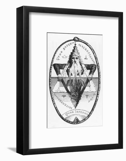 Good is the Mirror of Evil Evil is the Mirror of Good Neither Could Exist Without the Other-Eliphas Levi-Framed Photographic Print