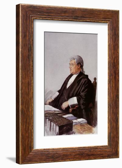 Good Judge-Spy (Leslie M^ Ward)-Framed Art Print