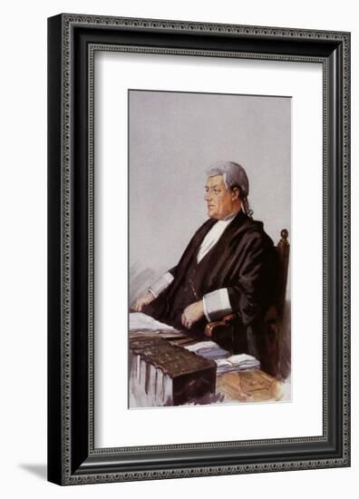 Good Judge-Spy (Leslie M^ Ward)-Framed Art Print