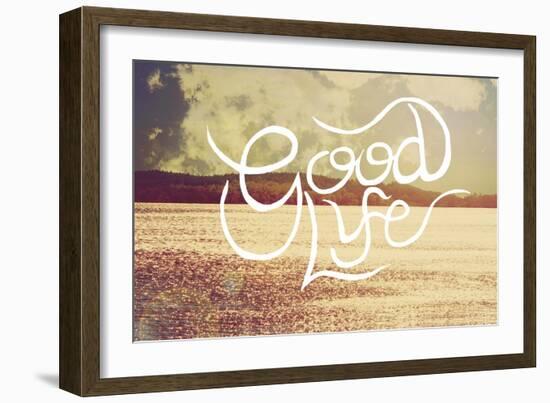 Good Life-Vintage Skies-Framed Giclee Print