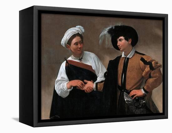 Good Luck, 1595-Caravaggio-Framed Premier Image Canvas