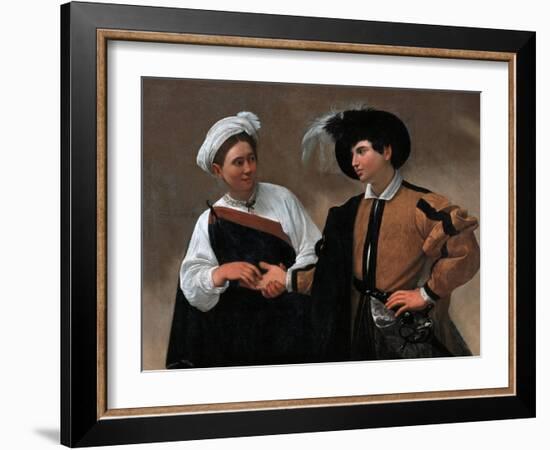 Good Luck, 1595-Caravaggio-Framed Giclee Print