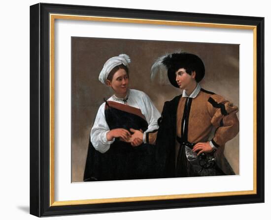 Good Luck, 1595-Caravaggio-Framed Giclee Print