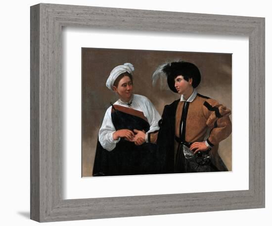 Good Luck, 1595-Caravaggio-Framed Giclee Print