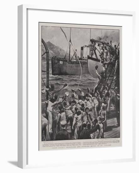 Good Luck!, Homeward and Outward Bound at St Vincent-Joseph Nash-Framed Giclee Print