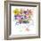 Good Mom Floral Bouquet-Kerstin Stock-Framed Art Print