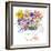 Good Mom Floral Bouquet-Kerstin Stock-Framed Art Print