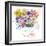 Good Mom Floral Bouquet-Kerstin Stock-Framed Art Print