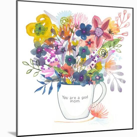 Good Mom Floral Bouquet-Kerstin Stock-Mounted Art Print