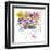 Good Mom Floral Bouquet-Kerstin Stock-Framed Art Print