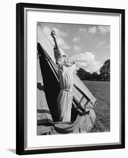 Good Morning Campers!-null-Framed Photographic Print