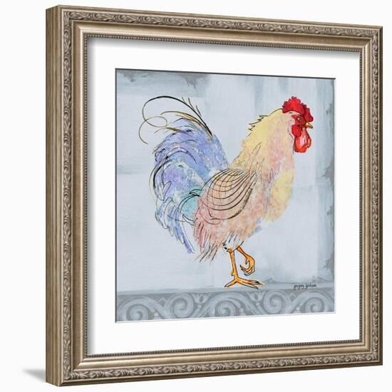 Good Morning Rooster I-Gregory Gorham-Framed Art Print
