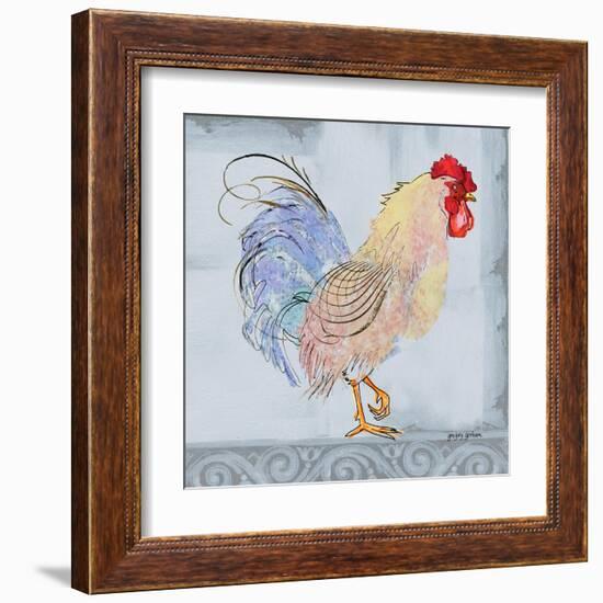 Good Morning Rooster I-Gregory Gorham-Framed Art Print