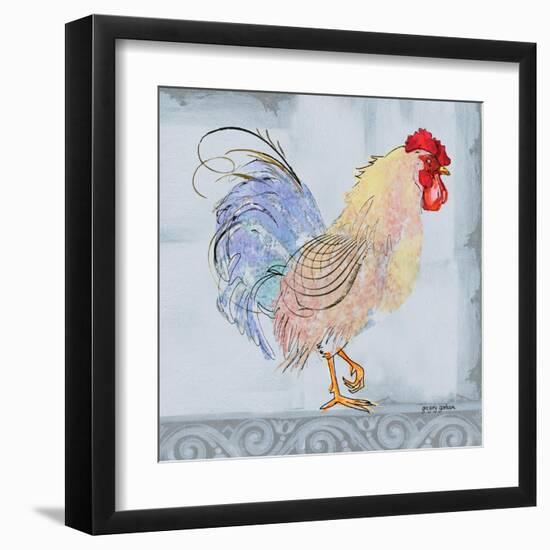 Good Morning Rooster I-Gregory Gorham-Framed Art Print