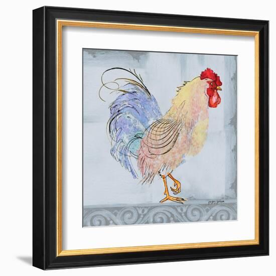 Good Morning Rooster I-Gregory Gorham-Framed Art Print