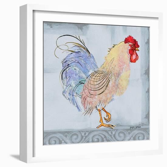 Good Morning Rooster I-Gregory Gorham-Framed Premium Giclee Print