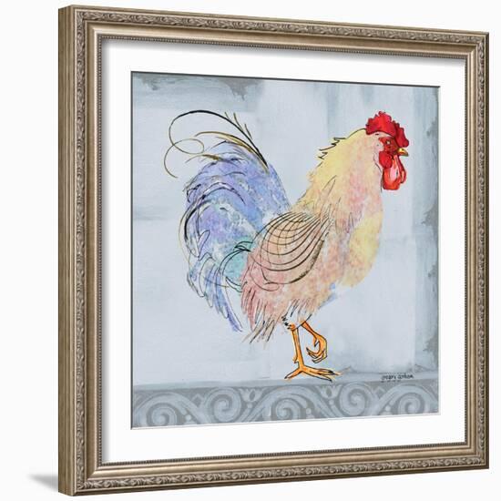 Good Morning Rooster I-Gregory Gorham-Framed Art Print