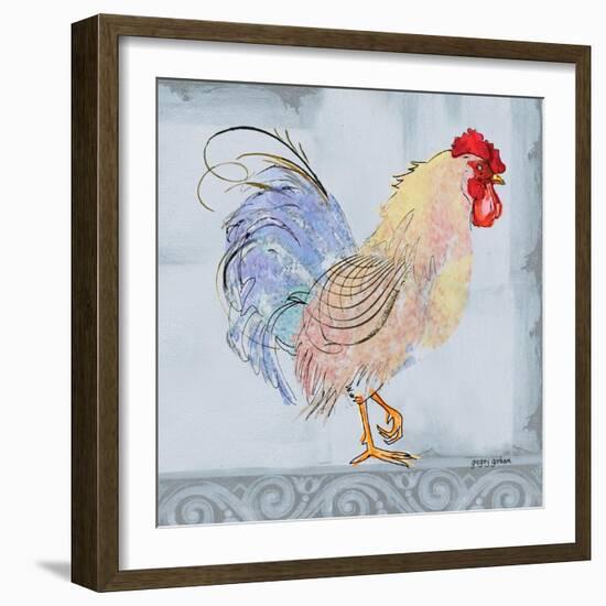 Good Morning Rooster I-Gregory Gorham-Framed Art Print