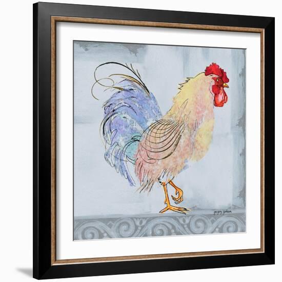 Good Morning Rooster I-Gregory Gorham-Framed Art Print