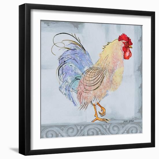 Good Morning Rooster I-Gregory Gorham-Framed Art Print