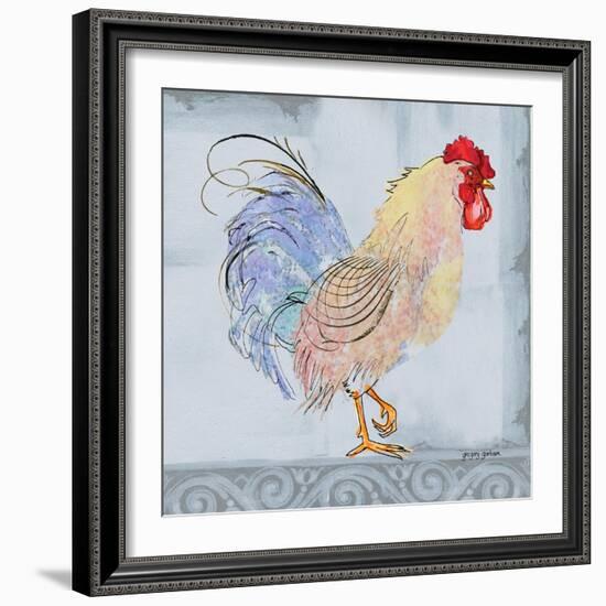 Good Morning Rooster I-Gregory Gorham-Framed Art Print