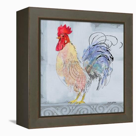 Good Morning Rooster II-Gregory Gorham-Framed Stretched Canvas