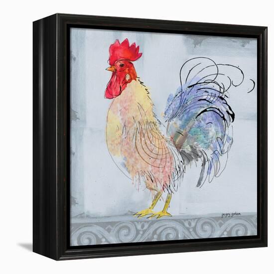 Good Morning Rooster II-Gregory Gorham-Framed Stretched Canvas