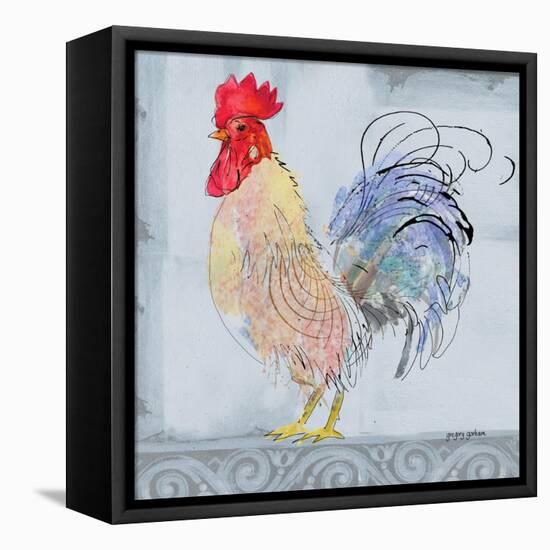 Good Morning Rooster II-Gregory Gorham-Framed Stretched Canvas