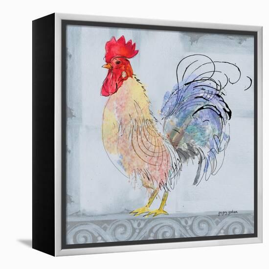 Good Morning Rooster II-Gregory Gorham-Framed Stretched Canvas