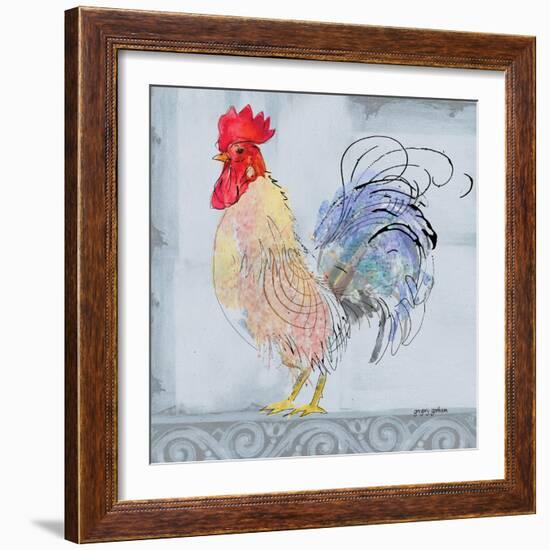 Good Morning Rooster II-Gregory Gorham-Framed Art Print