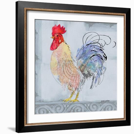 Good Morning Rooster II-Gregory Gorham-Framed Art Print