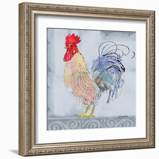 Good Morning Rooster II-Gregory Gorham-Framed Art Print