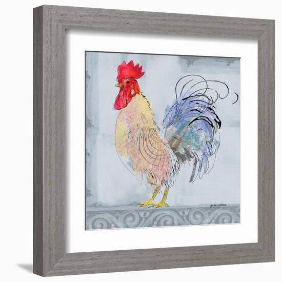 Good Morning Rooster II-Gregory Gorham-Framed Art Print