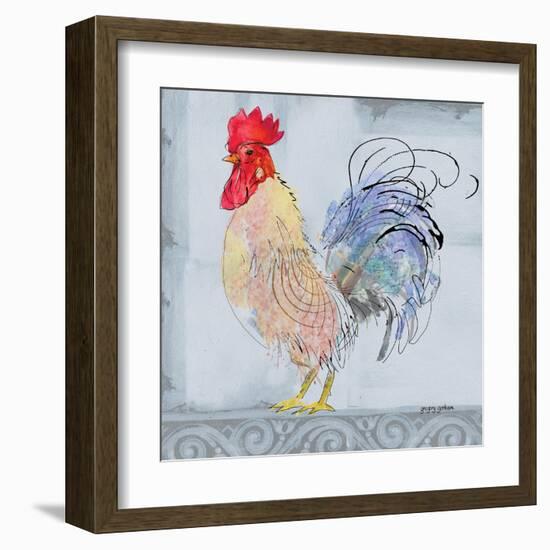 Good Morning Rooster II-Gregory Gorham-Framed Art Print