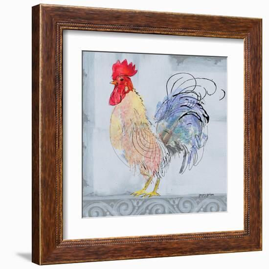 Good Morning Rooster II-Gregory Gorham-Framed Art Print