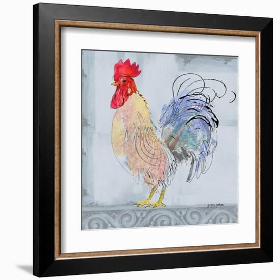 Good Morning Rooster II-Gregory Gorham-Framed Art Print