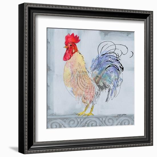 Good Morning Rooster II-Gregory Gorham-Framed Art Print