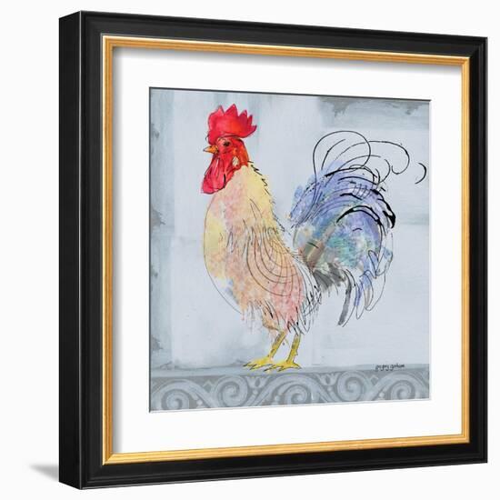 Good Morning Rooster II-Gregory Gorham-Framed Art Print