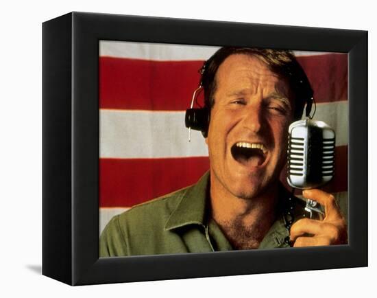 Good Morning Vietnam De Barrylevinson Avec Robin Williams, 1987-null-Framed Stretched Canvas