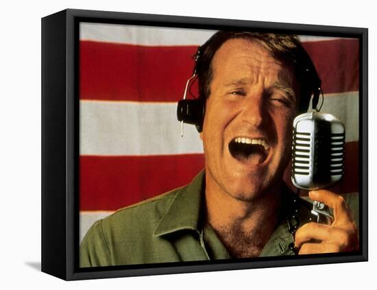 Good Morning Vietnam De Barrylevinson Avec Robin Williams, 1987-null-Framed Stretched Canvas