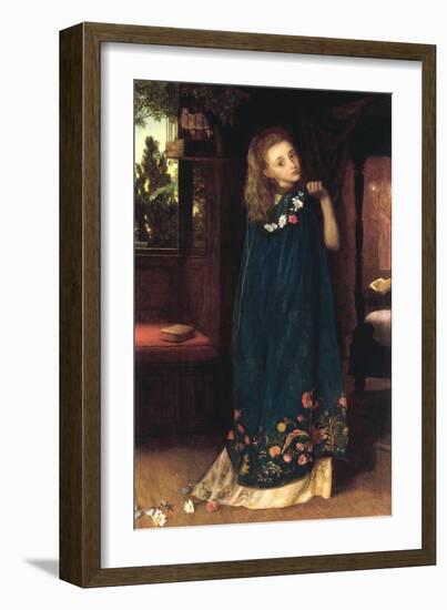 Good Night (Day's turn is over/Now arrives the Night's - Robert Browning)-Arthur Hughes-Framed Giclee Print