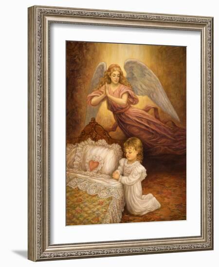 Good Night Prayer-Edgar Jerins-Framed Giclee Print