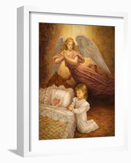 Good Night Prayer-Edgar Jerins-Framed Giclee Print