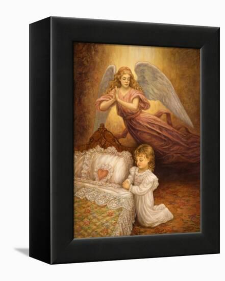 Good Night Prayer-Edgar Jerins-Framed Premier Image Canvas