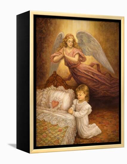 Good Night Prayer-Edgar Jerins-Framed Premier Image Canvas