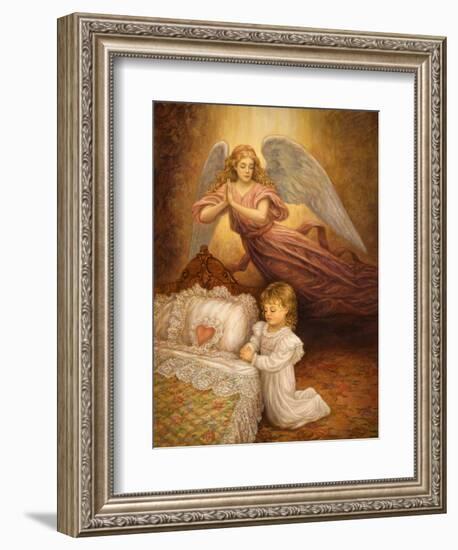 Good Night Prayer-Edgar Jerins-Framed Giclee Print